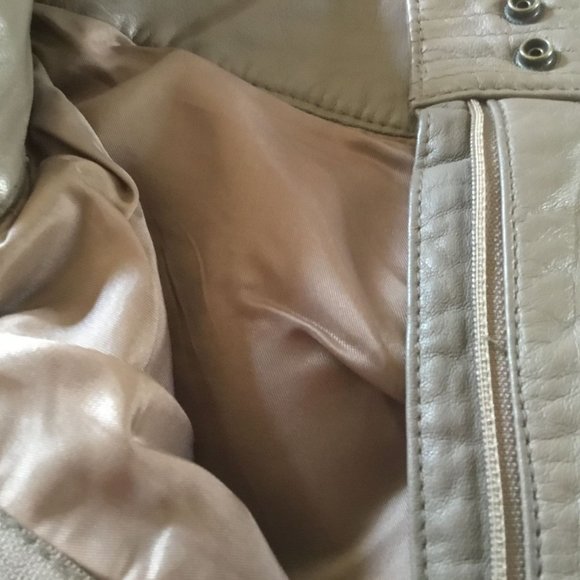 Arlando Vintage 80's Brown Leather High Waist Lined Pants - Picture 9 of 12